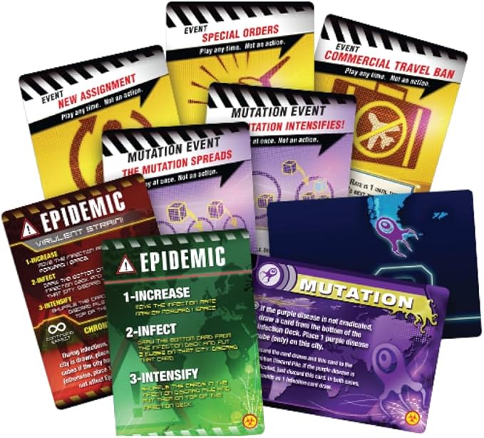 Asmodee Pandemic on the Brink Board Game EXPANSION - Face New Challenges and Save Humanity Cooperative Strategy Game for Kids and Adults Ages 8+ 2-5 Players 45 Minute Playtime