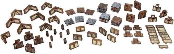 WizKids Warlock Tiles: Base Set – Town &amp Village
