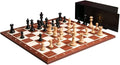 The House of Staunton The Grandmaster Chess Set Box and Board Combination - Ebonized Boxwood