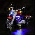 LED Light Set Compatible with Lego 10269 Harley-Davidson Fat Boy Creator Expert Building Blocks Model - Model Set NOT Included