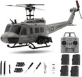 RC ERA C032 UH-1 Huey RC Helicopter 1:48 Scale 6-Axis Gyro 6CH Brushless Flybarless Stabilized Aircraft 3D Inverted Flight Optical Flow Positioning for Adults Hobbyists