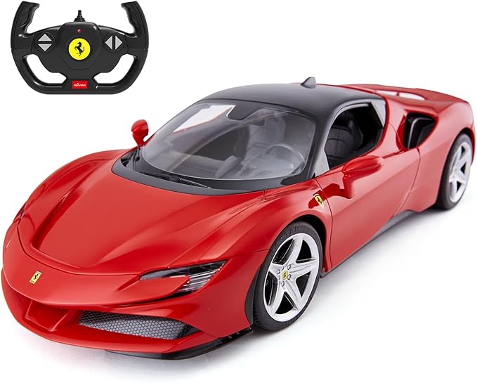 RASTAR 1/14 Ferrari SF90 Stradale Radio Remote Control Car Ferrari SF90 Model Car Toy Car for Boys Kids 2.4G
