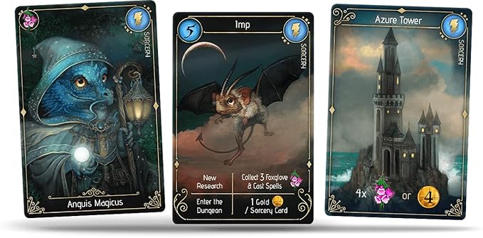 Forbidden Games Lizard Wizard – Fantasy Strategy Game of Spellcasting Potions and Mystical Creatures Ages 10+ 2-6 Players Family Game Night Essential