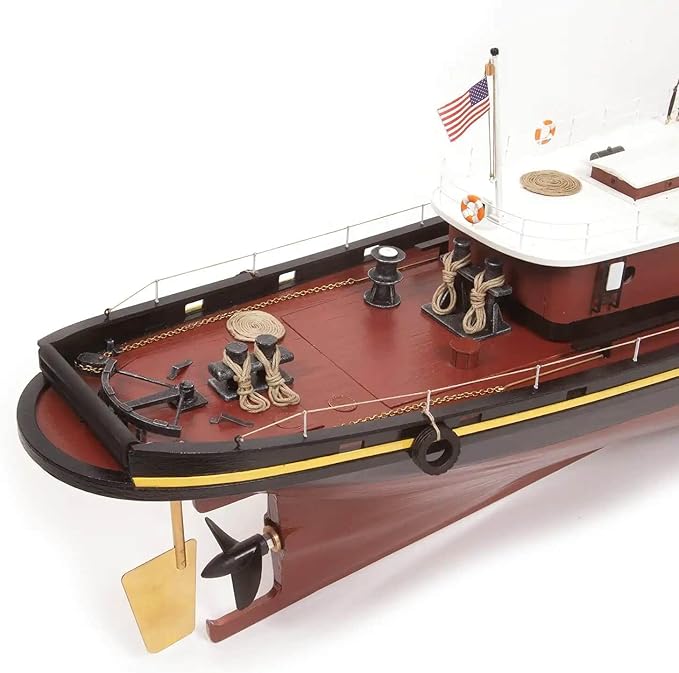 Occre Hercules 1:50 Wood Tugboat Ready for RC Modelship kit for Adults to Build