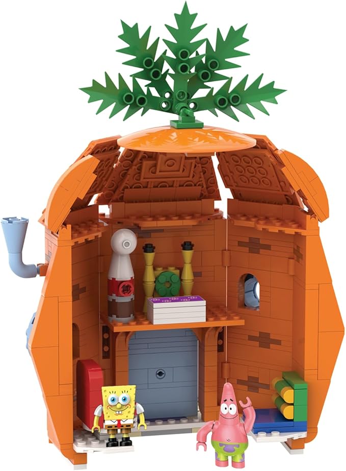 Snap &amp Switch Spongebob Squarepants Pineapple House Deluxe Set - Buildable Toy Set for Creative Play and Fun - Ages: 6+
