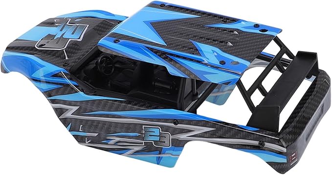 Alomejor 1/18 RC Car Body PVC Material Blue for Haiboxing 18859 18858 Stylish &amp Cool Design Easy Installation