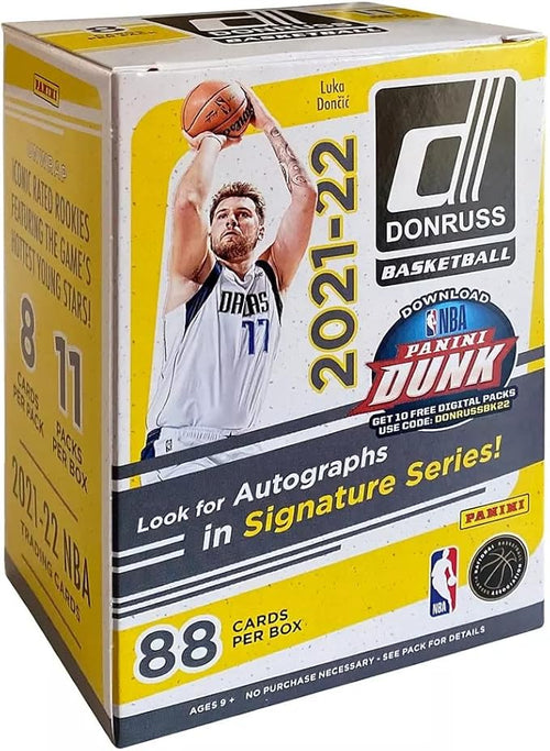 2021-22 Panini Donruss Basketball Trading Cards Blaster Box