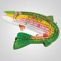 Trout Cribbage Board Game Wooden 2-Player Set for Ages 12+ Nature-Inspired Design Fun Family Table Game