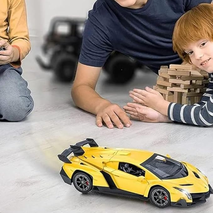 Braha Lamborghini RC Car Yellow 1:24 Scale Age 6+
