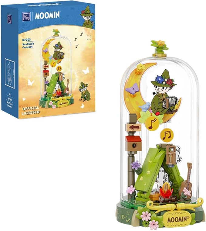 PANTASY Wonderland Snufkin's Concert Building Block Set Musical Scene with Detailed Figures Creative Construction Toy for Adults Ideal Gift for Hobbyists and Collectors