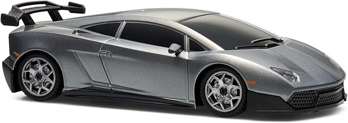 YONCHER Mini RC Drift Car with Gyro 1:43 4WD Full Proportional Remote Control Car Professional High Speed Drift RC Cars with Turn Signal Lights Racing Toy for Adults Kids Boys Gray