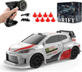 1:43 Scale Mini RC Drift Car with LED Lights Electric 2.4G Remote Control Racing Car Full Proportional 15KM/H High-Speed Vehicle for Hobbyists &amp Adults -RTR Version