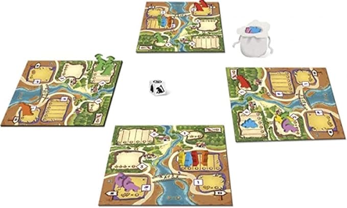 Ankama - Draftosaurus - Jeu de Base - Rédaction de Cartes - Lancer de Dés - Sélection d'Actions Simultanées - Jeu de Stratégie - Déroulement Rapide - Français - 2 à 5 joueurs - ANK9551
