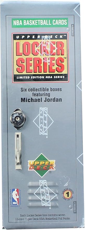 NBA 1991-92 Upper Deck Basketball Sealed Michael Jordan Locker Box | 7 Packs