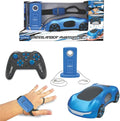 LEXiBOOK Crosslander Phantom RC Remote Control Racing car with Smoke Jets up to 15 km/h Drift Mode Classic and Gesture Remote Control Sound and Light Effects Blue RC65