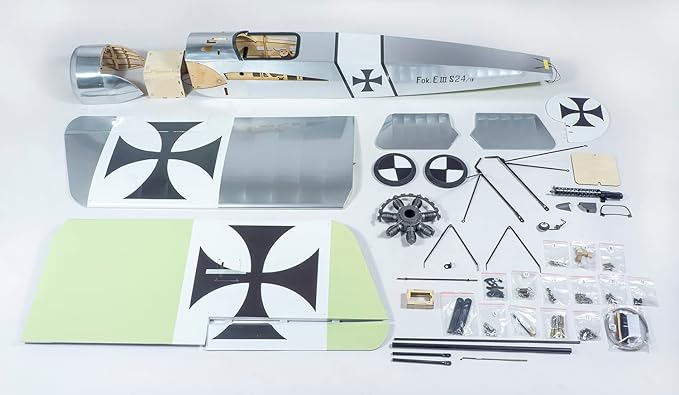 DW Hobby 1.58M Balsa ARF Fokker-Eindecker (SCG2401)