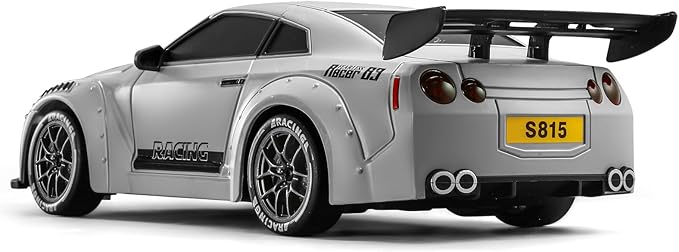 ACAMMZAR RC Drift Car 1:24 Remote Control Car for Kids 20KM/H 4WD High Speed RC Cars with LED Lights Two Batteries Extra Drifting Tires Vehicle for Adults Boys Girls