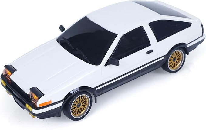 US in Stock 1/18 RC Drift Racing Car Rwd LDRC LD1801 Wireless Control Vehicle Gyroscope Light System Motor Servo ESC Hobby Model for Adult Hobby(White with Gyro)