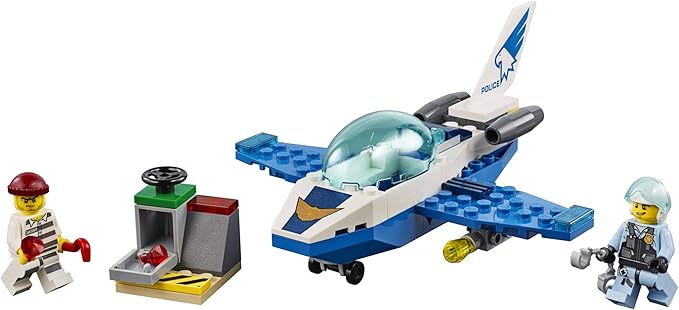 LEGO City Sky Police Jet Patrol 60206 Building Kit (54 Pieces)
