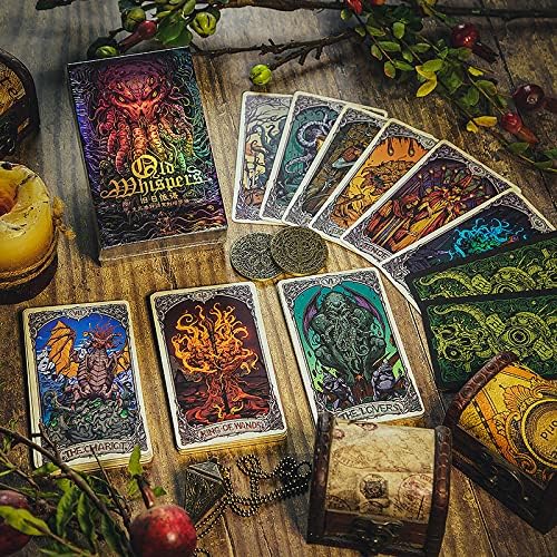Cthulhu Poker Cards Collection Playing Cards Rare Limited Poker Cards Gift for Men or Women Great for CardistryCard Games and Party (Gold foil a Set)