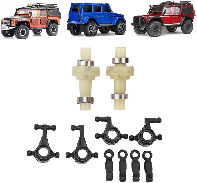 Topyond Steering Knuckles Kit OEM RC Car Spare Parts Set for Wltoys 284010 284161 K989 1/28 RC Cars