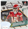 2025 Prizm Football NFL Mega Box with 42 Trading Cards + 6 Toploaders and StreetCards Magnet!