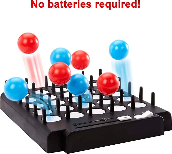 Mattel Games Bounce-Off Pop-Out Party Game for Kids Adults and Family Night Bounce Fast or Balls Go Flying for 1-4 Players