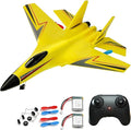 Remote Control Airplane for Ages 14 Years 2 Channels Foam RC Planes Jet Wireless ToyHobby RC Glider Aircraft for Beginners Teen Adult Yellow