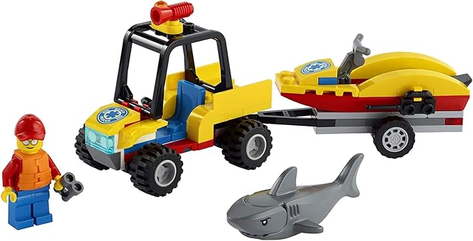 LEGO City Beach Rescue ATV 60286 Building Kit Fun Cool Toy for Kids New 2021 (79 Pieces)