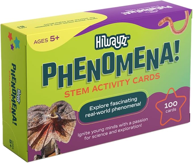 STEM Activity Cards Ages 5+ | 100 Cards for Classroom Activities | Over 150 Hours of Hands-On Science Exploration | Teacher Must-Haves
