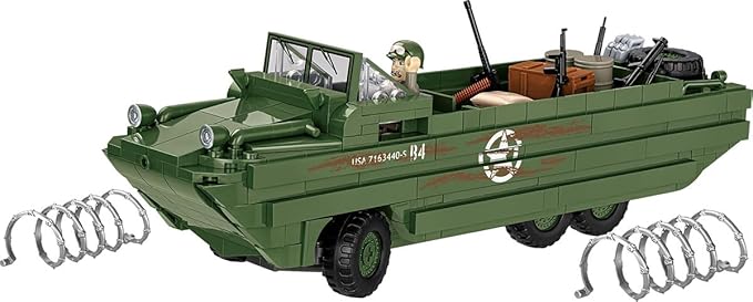 COBI Historical Collection WWII DUKW Amphibia Building Set 508 Pieces