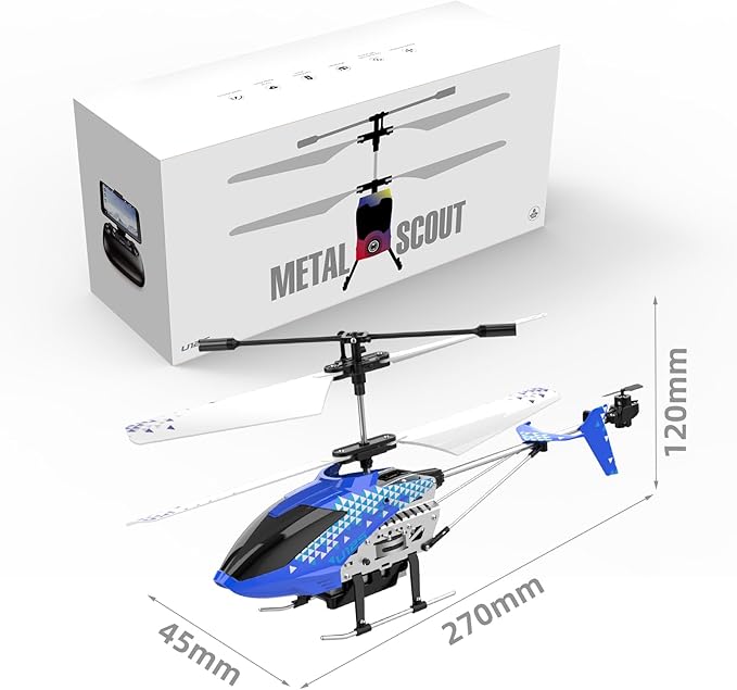 Cheerwing U12S Mini RC Helicopter with Camera Remote Control Helicopter for Kids and Adults