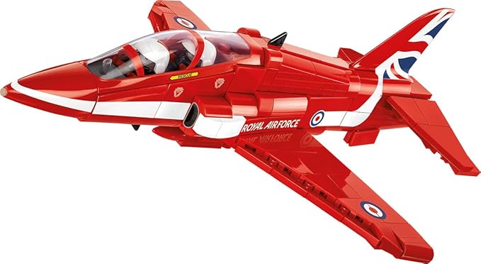 COBI Armed Forces BAe Hawk T1 RED Arrows Aircraft Building Set 389 Pieces