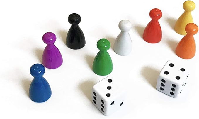 Create Your Own Opoly Board Game – Blank Game Board with Board Game Accessories Blank Cards Property Cards – Ideal for DIY Family Games Creative Projects