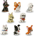 SEMKY Micro Mini Blocks Dog Series 8 in 1 Animal Model Set(1002Pieces) -Building and Pet Toys Gifts for Kid