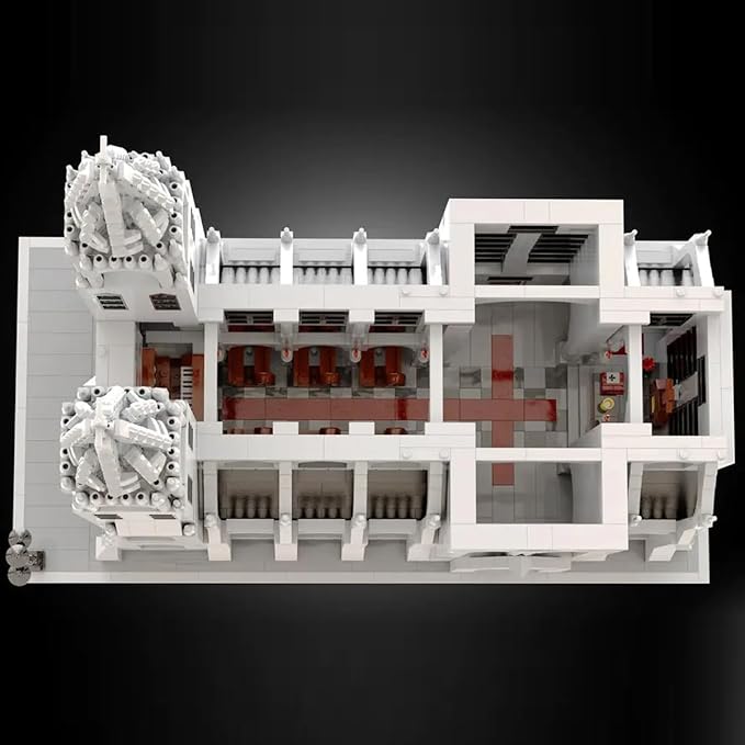 Gothic Cathedral Building Blocks – MOC Architecture Church Historical Building ModelsCollectible Display Set Gift for Adults &amp Collectors(4136 pcs)