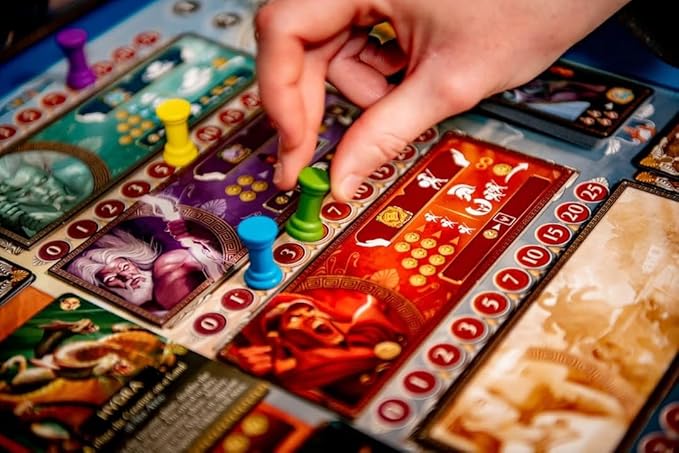 Cyclades | Epic Mythological Greek Strategy Game for Teens &amp Adults | Classic Auctioning &amp Area Control Board Game | 1v1 Competitive or Team Modes | Ages 14+ | 2-6 Players | 60-90 Minutes