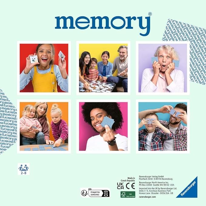 Ravensburger Nature Memory Game - Matching Picture Snap Pairs for Kids Age 6 Years Up