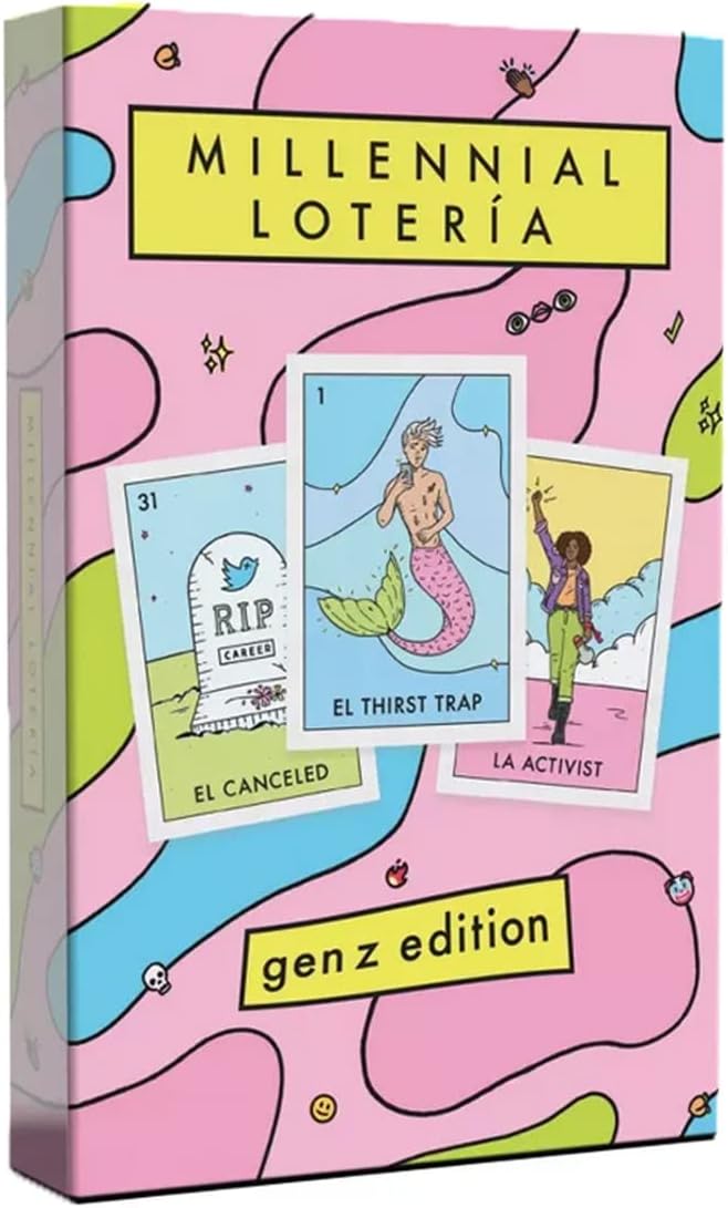 Blue Star Press Millennial Loteria Board Game: Gen Z Edition