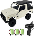 RC Rock Crawler WPL C74-1 RC Truck 1:10 Scale 2.4GHz Remote Control Truck 4WD All Terrain Off-Road RC Crawler with LED Lights and 3 Rechargeble Batteries for Adults