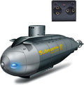 GoolRC Mini RC Submarine for 2.4G 6CH Remote Control Boat Remote Control Submarine Model Electronic Water Toy Boat for Pools Bathtubs Water Parks Gift Toy s s