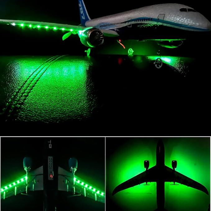 QF008 787 Remote Control Fixed-Wing Aeroplanes Aircraft for 14Y+ Beginners Expert Boeing 787 Three-Channel High-Flying 1000 Meters Special Connection Roll Epp Hobby RC Plane