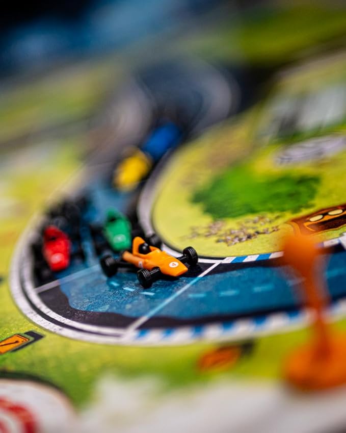 Asmodee Heat: Heavy Rain Board Game Expansion - New Japan &amp Mexico Tracks Intense Car Racing Strategy Game Fun Family Game for Kids &amp Adults Ages 10+ 1-7 Players 60 Min Playtime