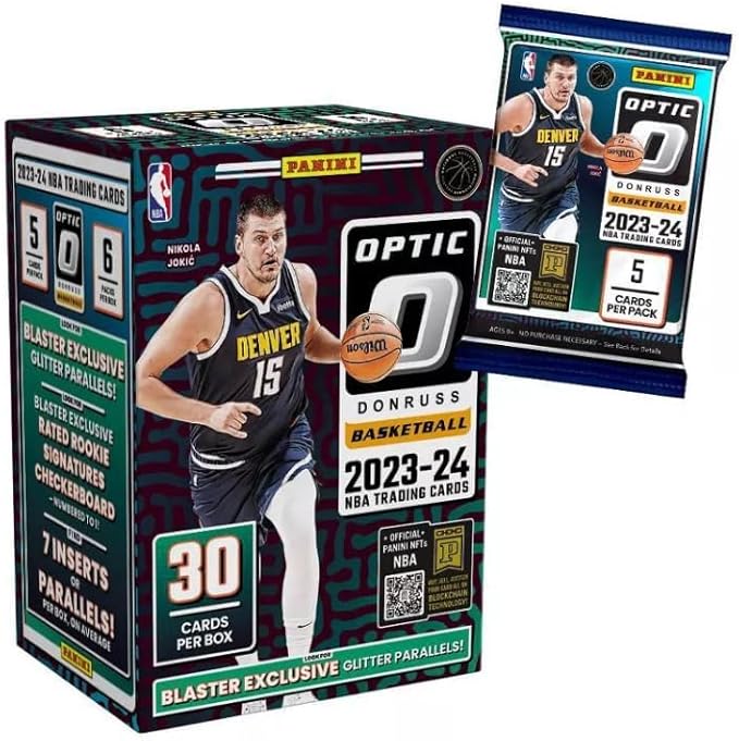 2023-2024 Donruss Optic Basketball Blaster Box - 30 Basketball Cards per Box