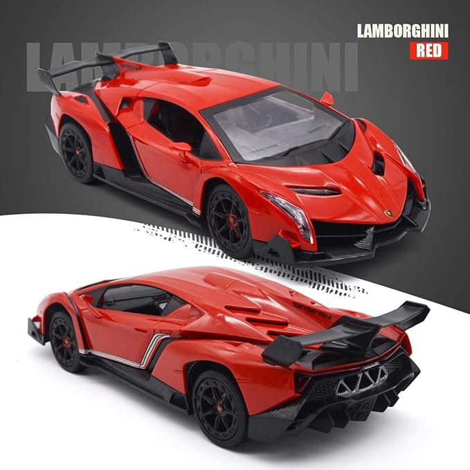 Remote Control Car RC Cars Racing Car 1:18 Licensed Toy RC Car Compatible with Lamborghini Model Vehicle for Boys 678 Years Old Halloween red