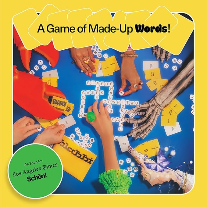 The Game of Made-Up Words. Viral Funny Party Word Board Game for Adults Teens and Kids 14+. Easy to Learn (Base Edition)