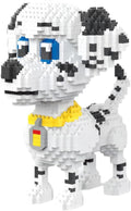 Dalmatian Pet Model Micro Mini Building Block Toy - Ideal Festival Gift Decorative Item - Adorable and Humorous Design for Home Decor