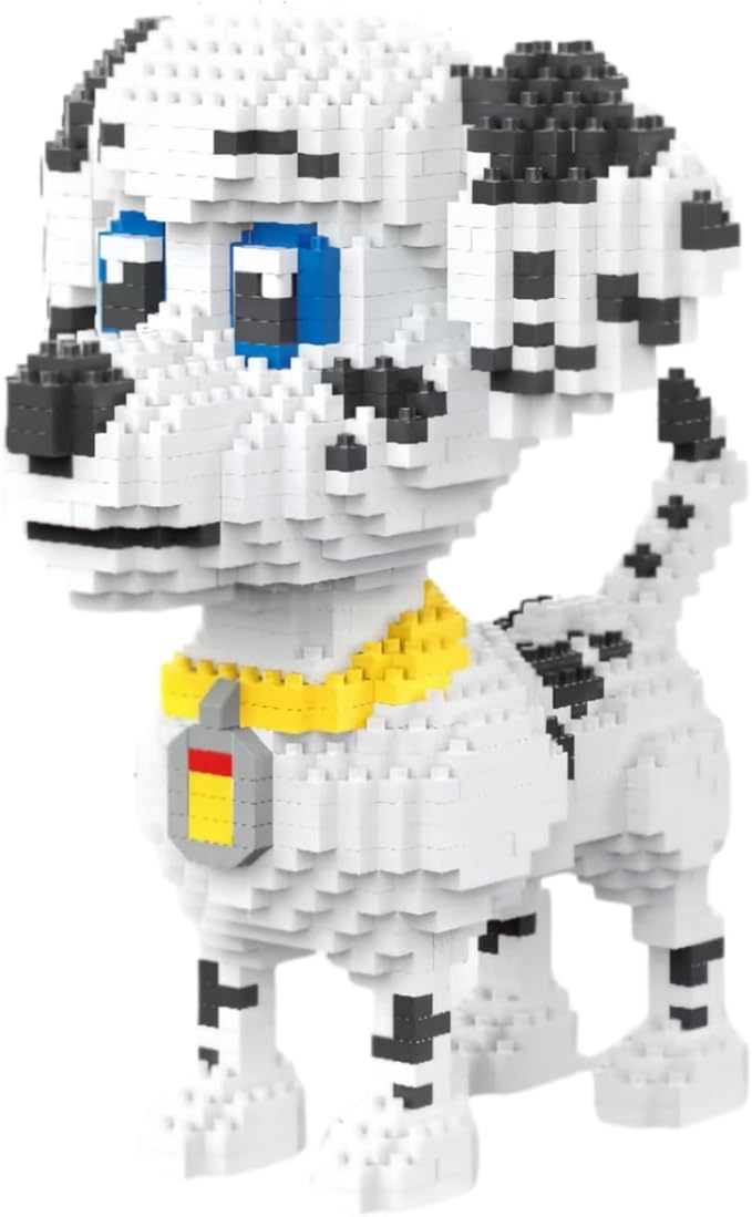 Dalmatian Pet Model Micro Mini Building Block Toy - Ideal Festival Gift Decorative Item - Adorable and Humorous Design for Home Decor