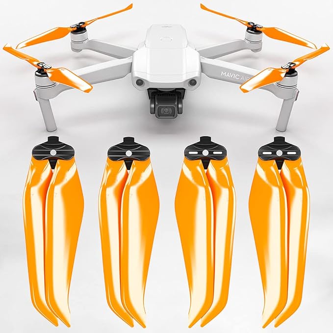 Master Airscrew Stealth Propellers for DJI Mavic Air 2 - Orange 4 pcs