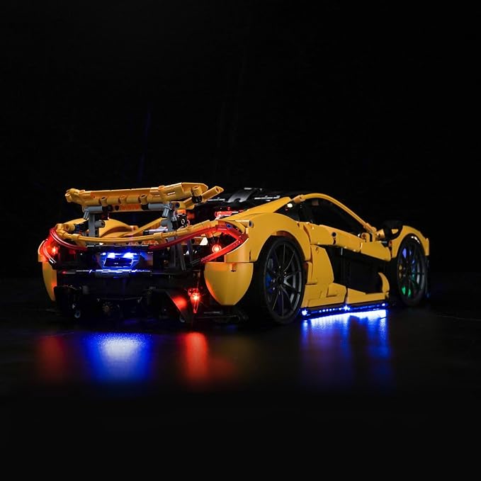 Upgraded Led Light Kit for Lego McLaren P1 Building Set Compatible with Lego 42172 Gift Idea for Adult Builders and Fans(Model Not Included)